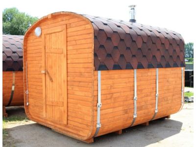 Комплект Баня Бочка Квадро с предбанником 3m, 32 мм