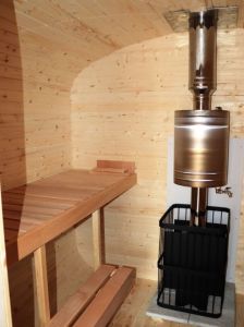 Комплект Баня Бочка Квадро с предбанником и моечной 5m, 43 мм