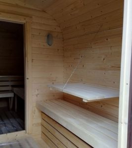 Комплект Баня Бочка круглая с предбанником 3m, 43 мм