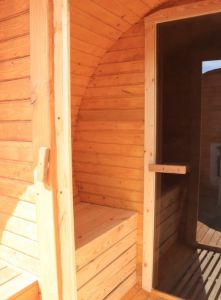 Комплект Баня Бочка круглая с предбанником 3m, 43 мм