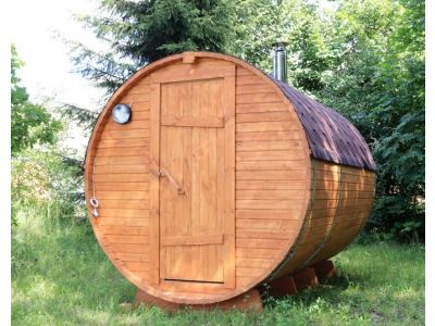 Комплект Баня Бочка круглая с предбанником 3m, 32 мм