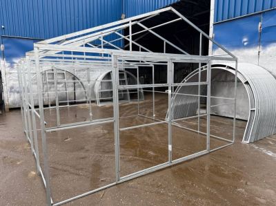 Теплица СПР “Домик 4м”, длина 6м, шаг 0,67м