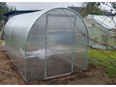 Теплица СПР &ldquo;Мини 2.5м&rdquo; с фундаментом, 40х20, длина 10м, шаг 0,67м