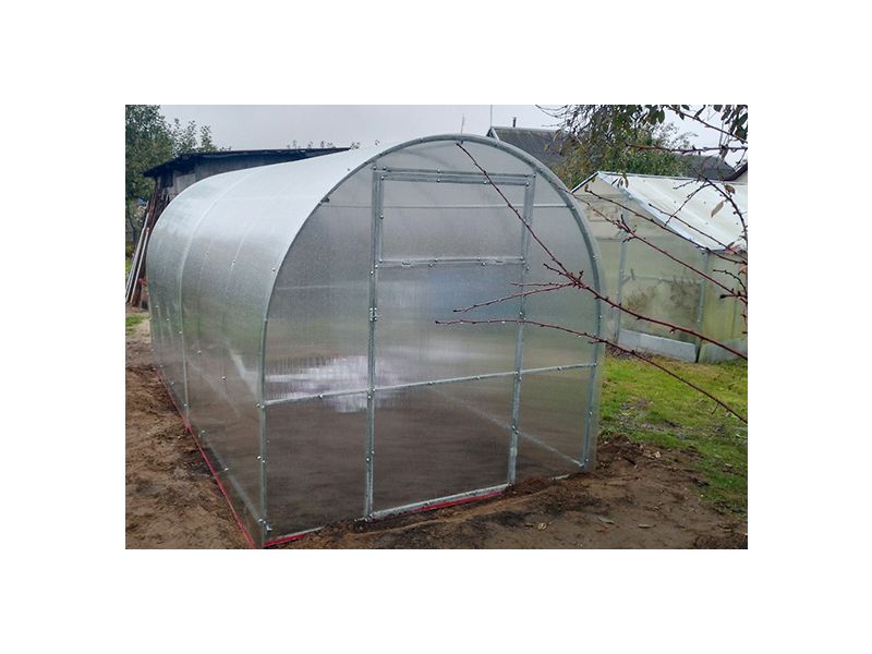 Теплица СПР &ldquo;Мини 2.5м&rdquo; с фундаментом, 40х20, длина 4м, шаг 0,67м