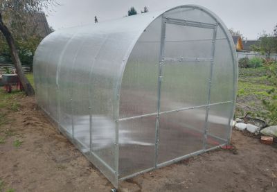 Теплица СПР &ldquo;Мини 2.5м&rdquo; с фундаментом, 40х20, длина 4м, шаг 0,67м