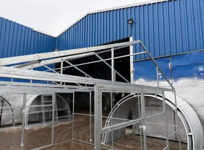 Теплица СПР “Домик 4м”, длина 6м, шаг 0,67м