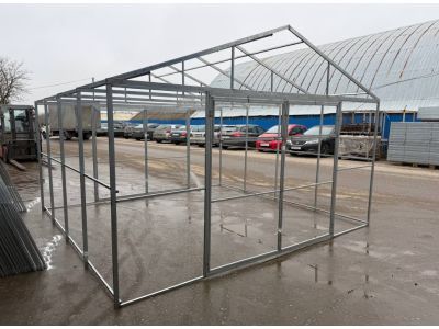 Теплица СПР &ldquo;Домик 4м&rdquo;, длина 10м, шаг 1м