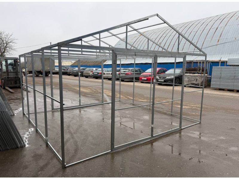 Теплица СПР “Домик 4м”, длина 6м, шаг 0,67м