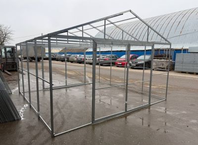 Теплица СПР &ldquo;Домик 4м&rdquo;, длина 8м, шаг 0,67м