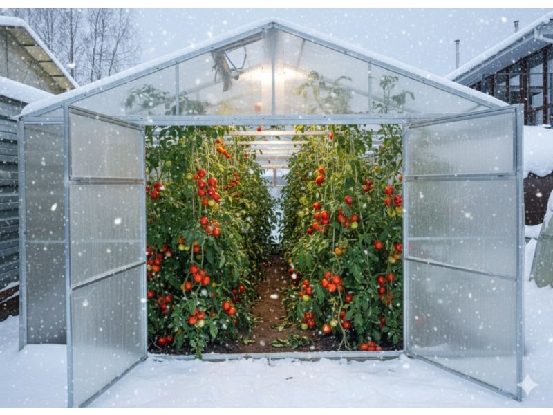 Теплица СПР &ldquo;Домик 4м&rdquo;, длина 6м, шаг 1м